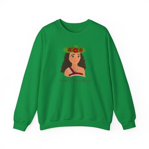 Moana 2 Christmas Crewneck, Moana II Holiday Sweatshirt, Disney Moana 2 Christmas, Disney Moana 2 Holiday Sweatshirt image 4