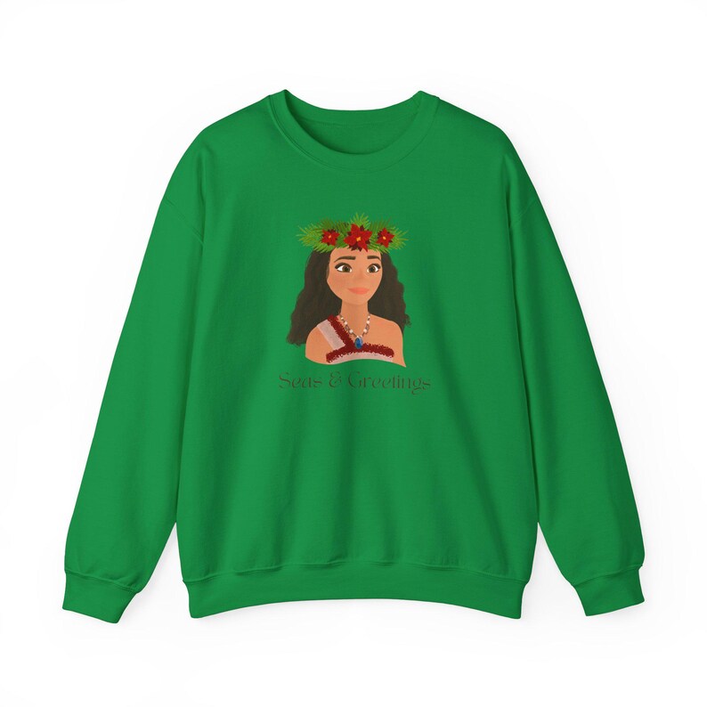 Moana 2 Christmas Crewneck, Moana II Holiday Sweatshirt, Disney Moana 2 Christmas, Disney Moana 2 Holiday Sweatshirt image 4