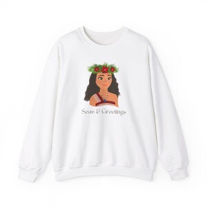 Moana 2 Christmas Crewneck, Moana II Holiday Sweatshirt, Disney Moana 2 Christmas, Disney Moana 2 Holiday Sweatshirt image 2
