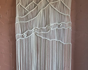 Macrame Mountain Scene