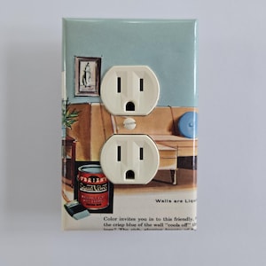 Paint outlet plate