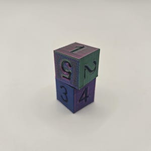 Numbered Board Game Dice