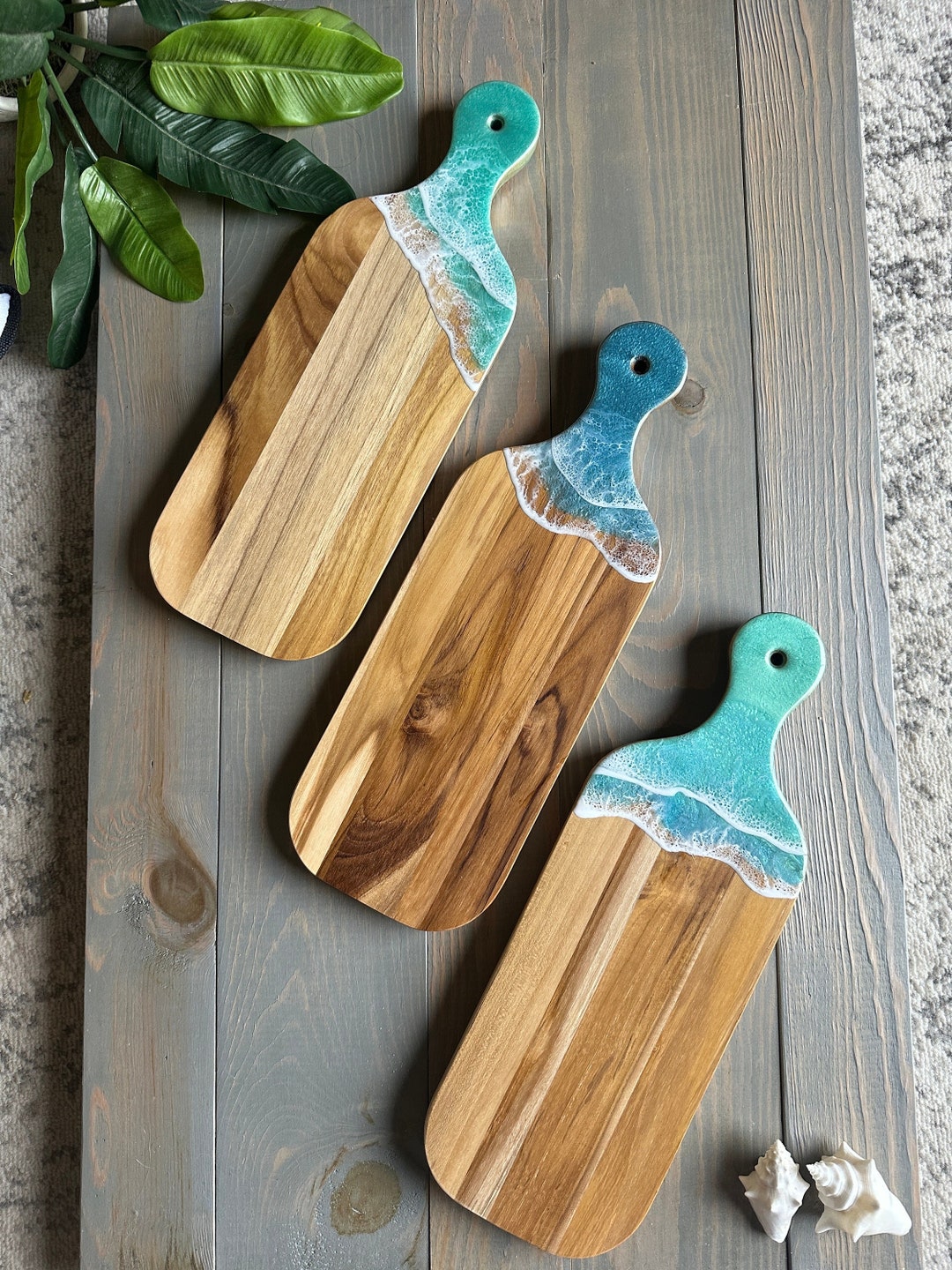 Ocean Wave Cutting Board Hostess Gift Anniversary Gift Etsy