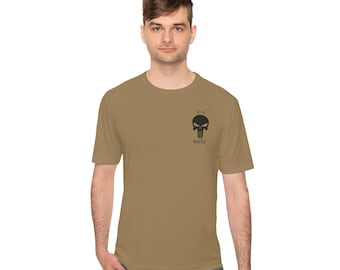 E-4 maffia coyote bruin militair shirt leger shirt luchtmacht shirt grappig cadeau vochtafvoerend T-shirt