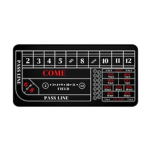 CRAPLESS Craps - Desk Mat - Craps Player - Valentine&#39;s Gift - Father&#39;s Day Gift - Funny Gift