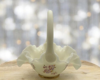 Yellow Custard Glass Fenton 