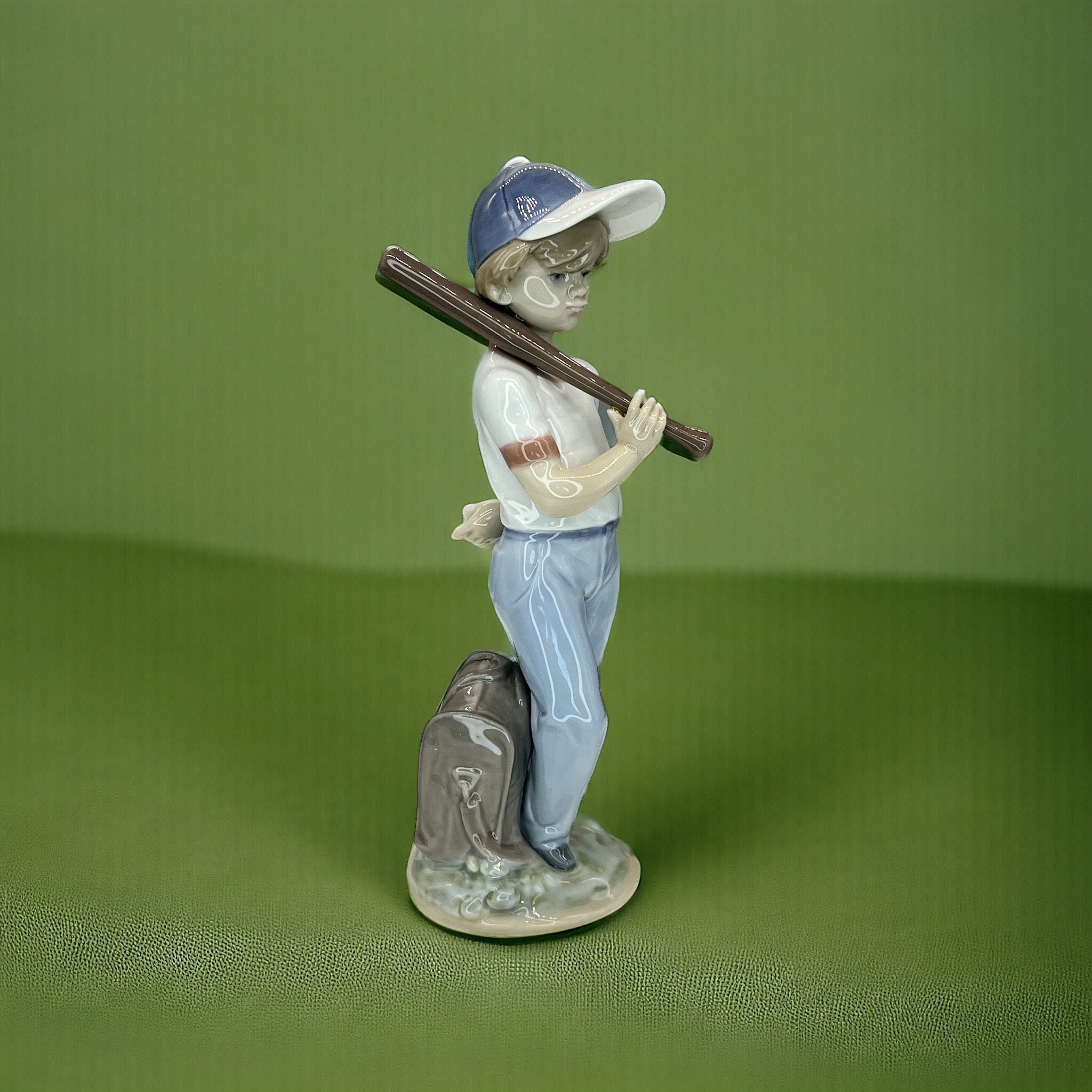 Lladro Baseball Boy - Etsy