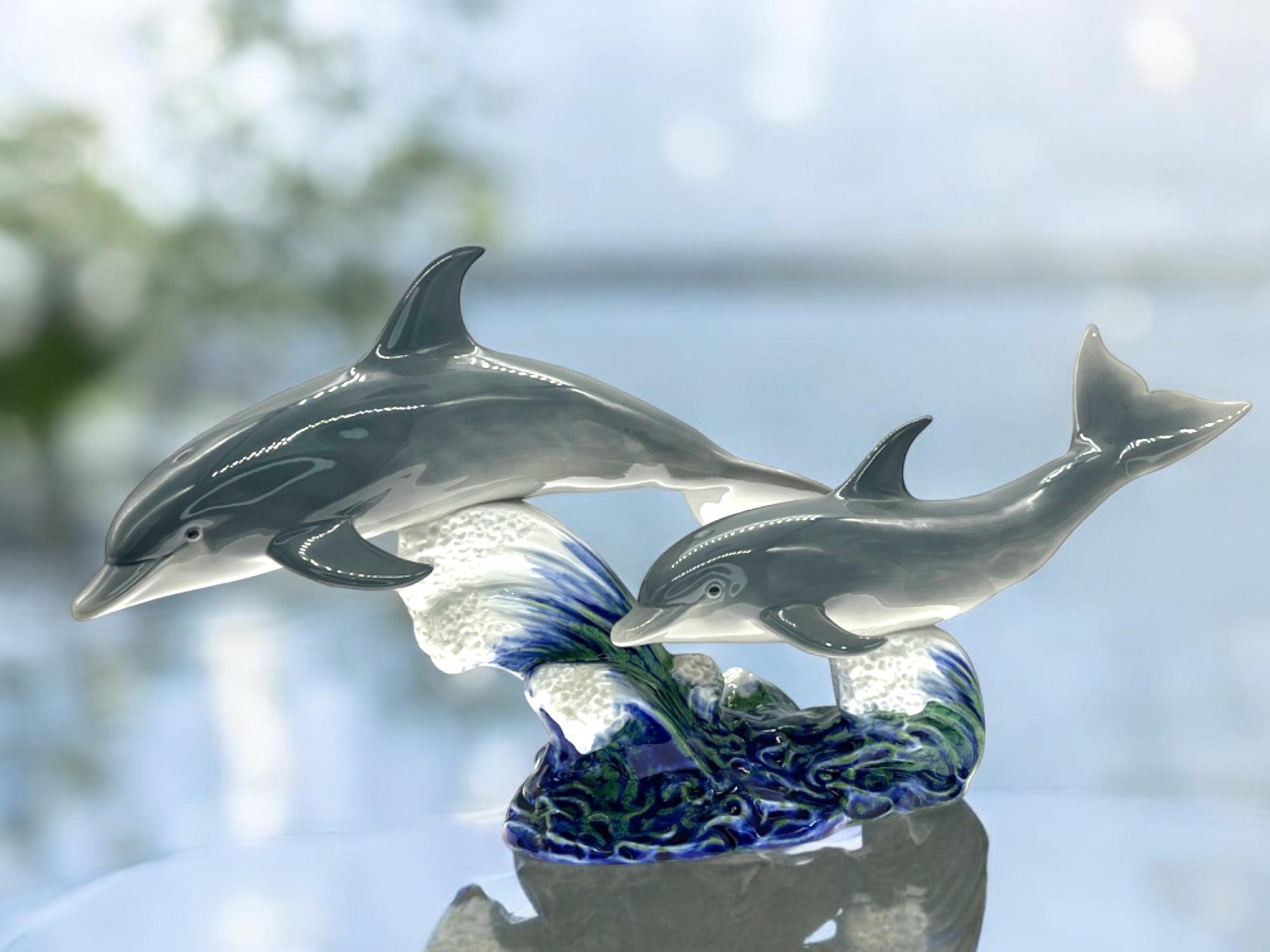 Retired Lladro #6456, Dance of the Dolphins - Etsy