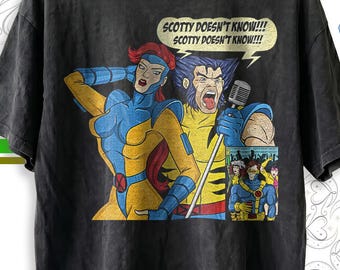 Funny Scotty doesn't know meme Comfort Colors® Shirt, Retro Comic Superhero Sweatshirt, Scotty Doesn't Know Graphic Tee
