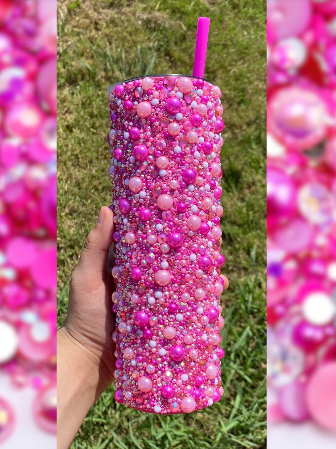 Thorny Path Pink 15OZ Tumbler