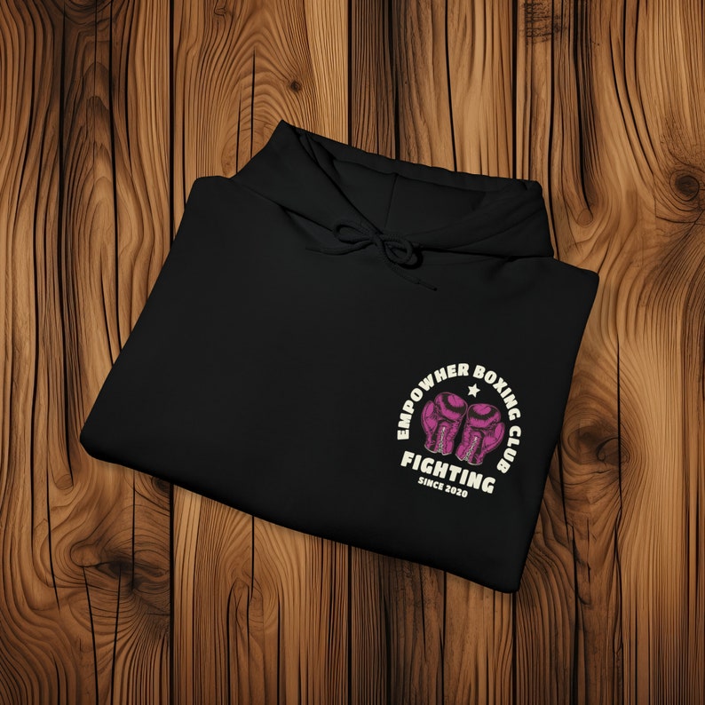 Empowher Boxing Club Hoodie Boxing Workout Hoodie Gym Etsy
