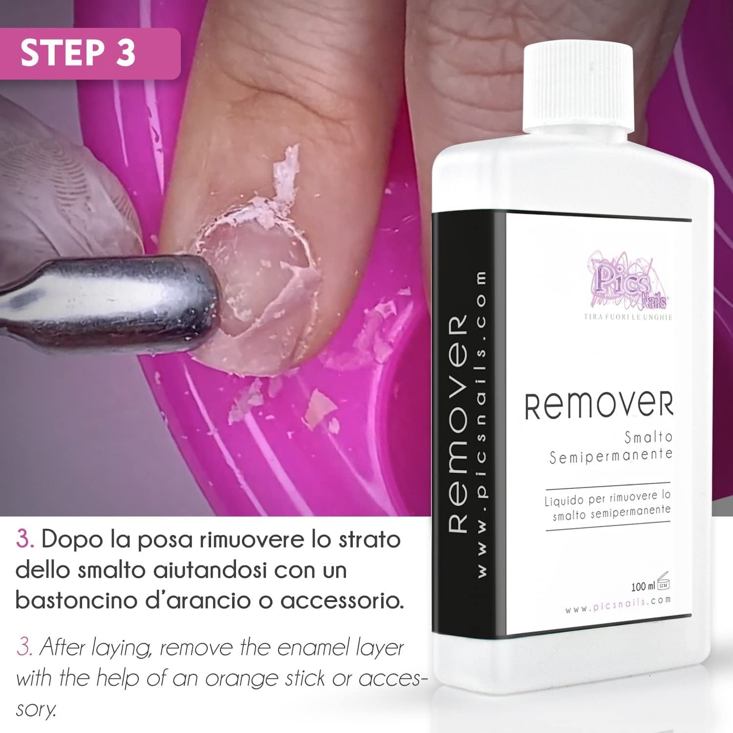 Nail Polish Remover, Levasmalto Rimuovi Unghie, Rimuovi Semipermanente - Foto 13