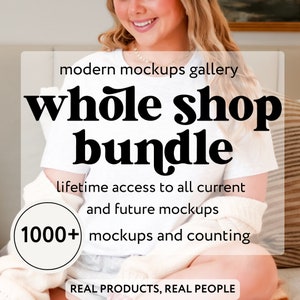 Whole Shop Mockup Bundle, Entire Shop Bundle, Full Access Shop Pass, Bella Canvas Bundle, Gildan Bundle, Comfort Colors, Tshirt Mockup