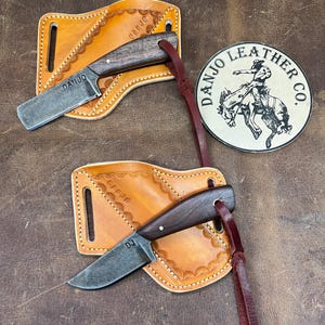 Handmade 1095 and walnut knife