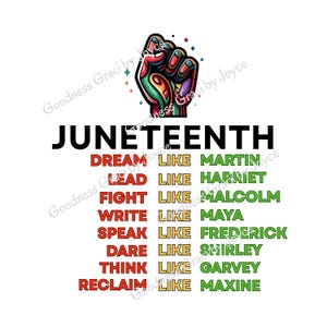 Black History Month Digital Art | Inspirational African American Leaders Quote | Empowerment Fist Wall Art | Juneteenth Printable Poster
