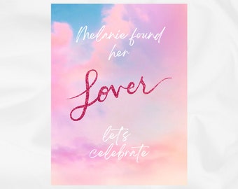 Lover Poster Template | Taylor Swift She Found Her Lover | Taylor Swift Bridal Shower Bachelorette Party Sign