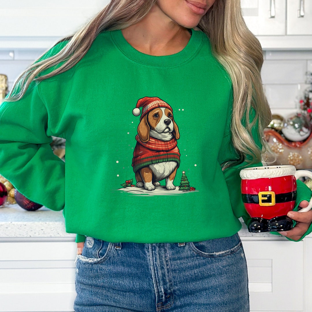 Christmas Dog Sweatshirt Dog Owner Christmas Gift Christmas Etsy