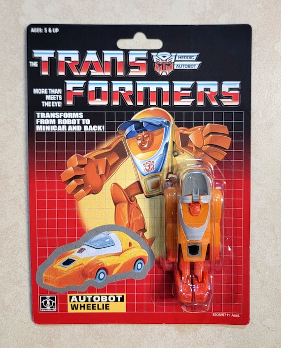 Transformers G1 Wheelie US Seller MOSC Rare! Autobot Remake