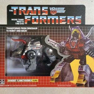 Transformers G1 Slag Misb US Seller Rare! Autobot Remake Dinobot