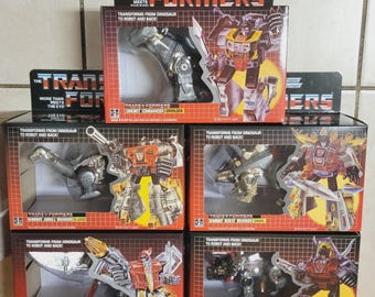 Transformers G1 Dinobots Set of 5 MISB US Seller Rare! Autobot Remake Grimlock Slag Sludge Snarl Swoop