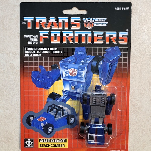 Transformers G1 Beachcomber Venditore statunitense MOSC Raro! Autobot Remake Mini-bot giocattolo