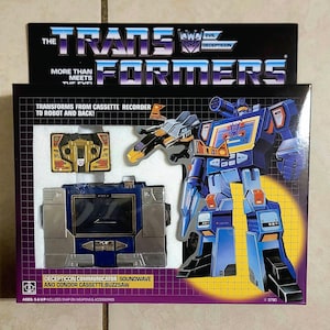 Transformers G1 Soundwave and Buzzsaw Misb US Seller Rare! Decepticon Remake Robot Toy Cassette