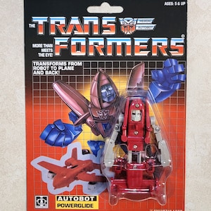 Transformers G1 Powerglide US Seller MOSC Rare! Autobot Remake Toy Mini-bot