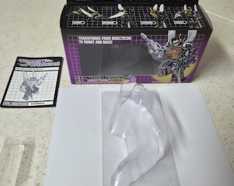 Transformers G1 Insecticons Kickback Box, Cardboard Insert, Bubbles, & Instruction Manual Rare! Decepticon