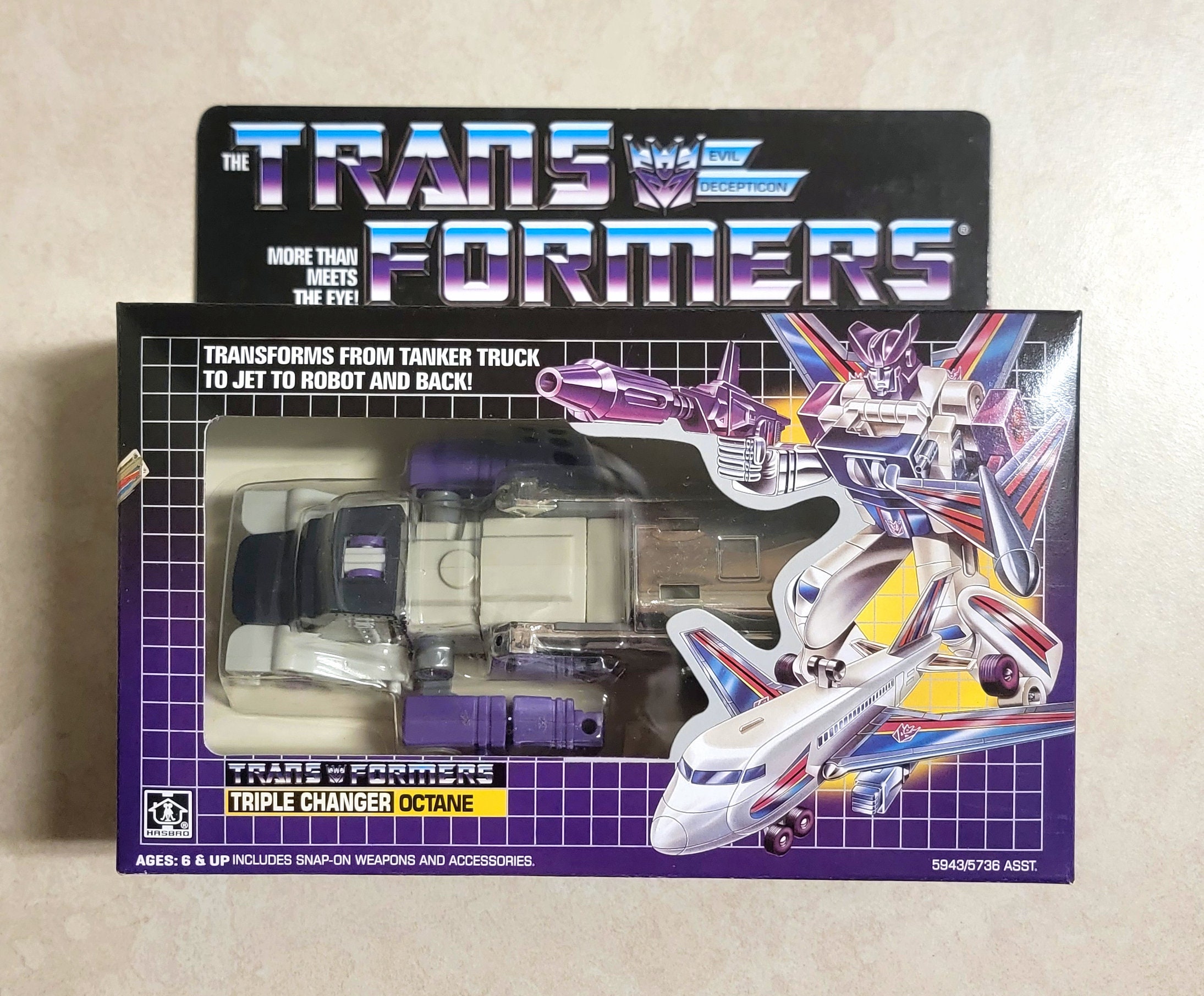 Transformers G1 Octane Misb US Seller Rare! Decepticon Remake Toy