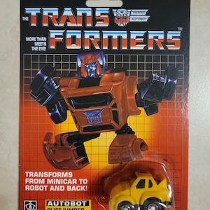 Transformers G1 Yellow Cliffjumper US Seller MOSC Rare! Autobot Remake Toy Mini-bot