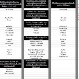 Insertos de cartón y figuras raras de Transformers G1 Wheeljack, ¡Nuevo! Autobot imagen 4