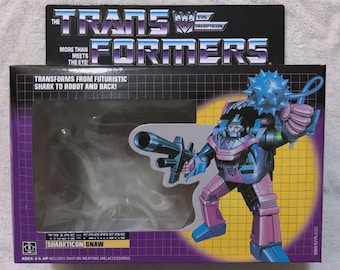 Transformers G1 Gnaw Box, Cardboard Insert, Bubble, & Instruction Manual Rare! Decepticon