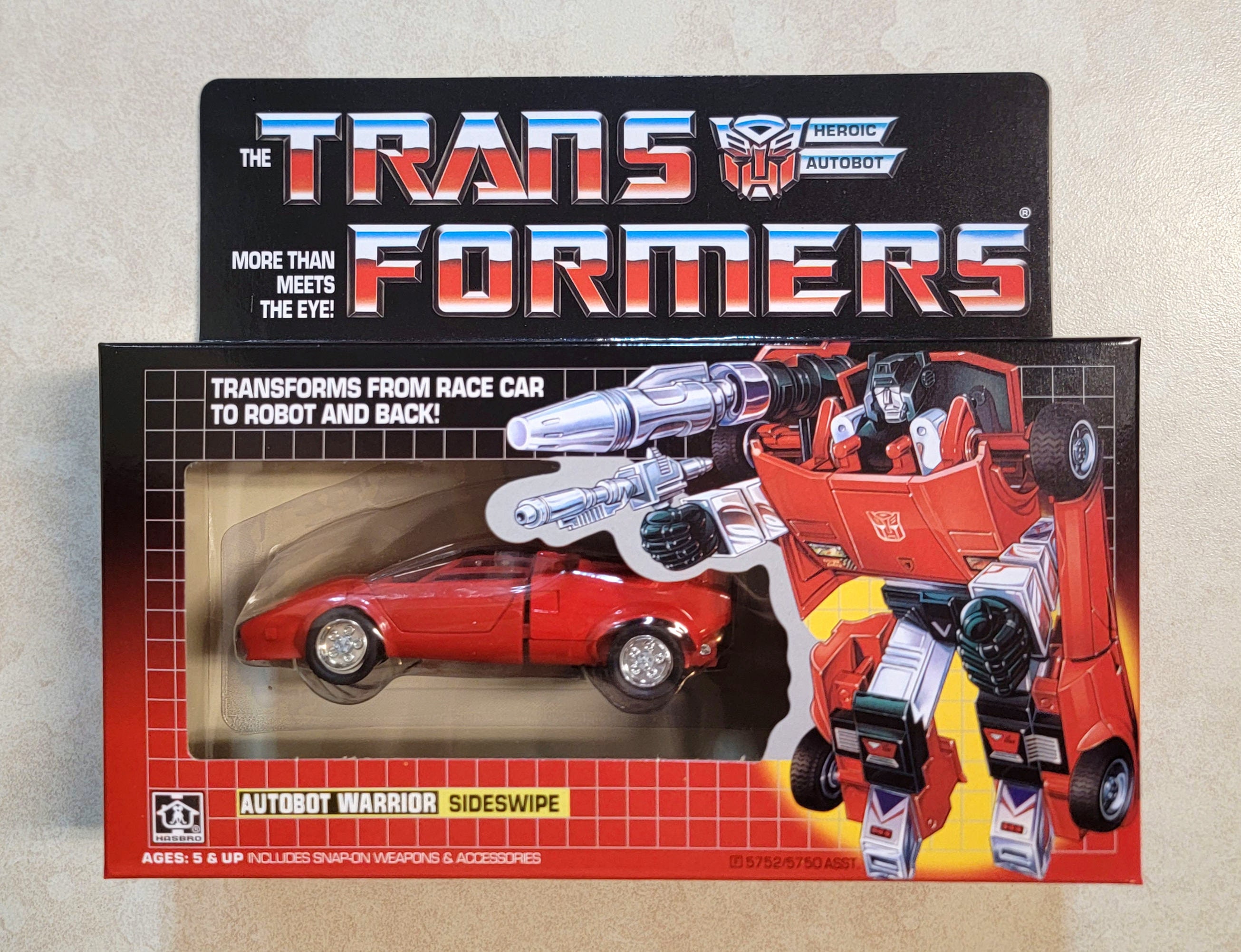Transformers G1 Sideswipe Misb US Seller Rare! Autobot Remake Toy