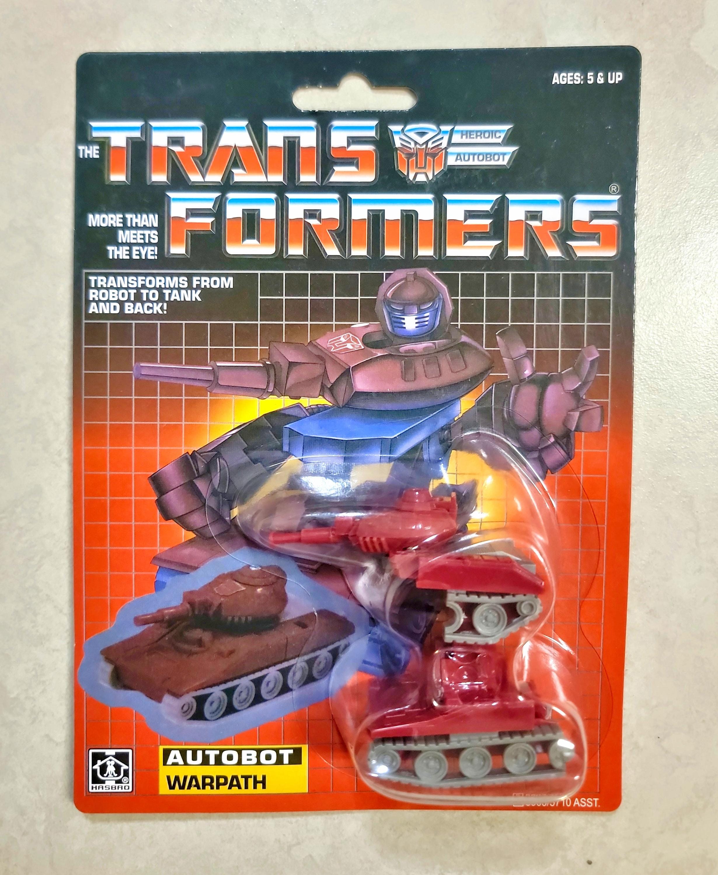 Transformers G1 Warpath US Seller MOSC Rare! Autobot Remake Toy 