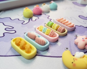 Food Phone Charm | Dumpling, Macaron, Sushi