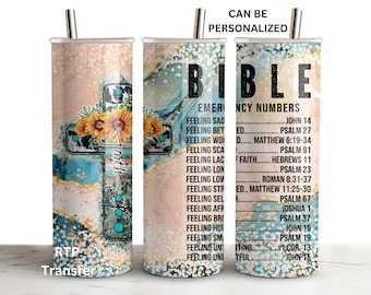 Ready to Press Tumbler Sublimation, Bible Verses, Cross, God, RTP Tumbler, 20 oz Print Off Tumbler Transfer, Heat Wrap