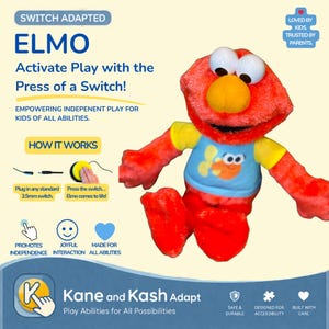 Switch Adapted Talking and Singing Elmo