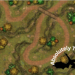 Hilly Terrain Wilderness Schlacht Kartenset für Tabletop Gaming