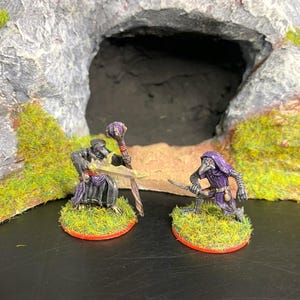 Kenku Adventurer Miniatures TTRPG - Duo Kenku Minis - Two Kenku minis