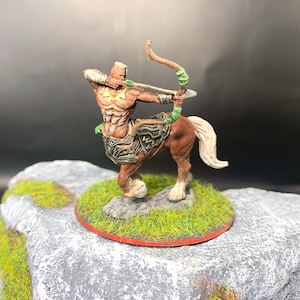 Centaur Miniature - Hand Painted - For TTRPG