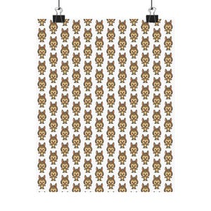 Cute Animal Pattern Posters, Kids Room Decor, Nursery Wall Art, Fun Playroom Decor, Gifts for Animal Lovers