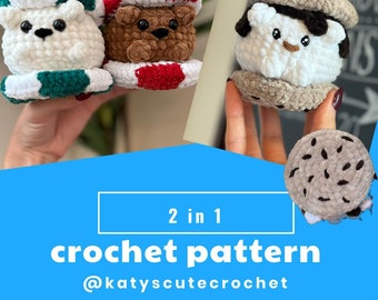 Ande the Ice Cream Bear Sandwich Crochet Pattern
