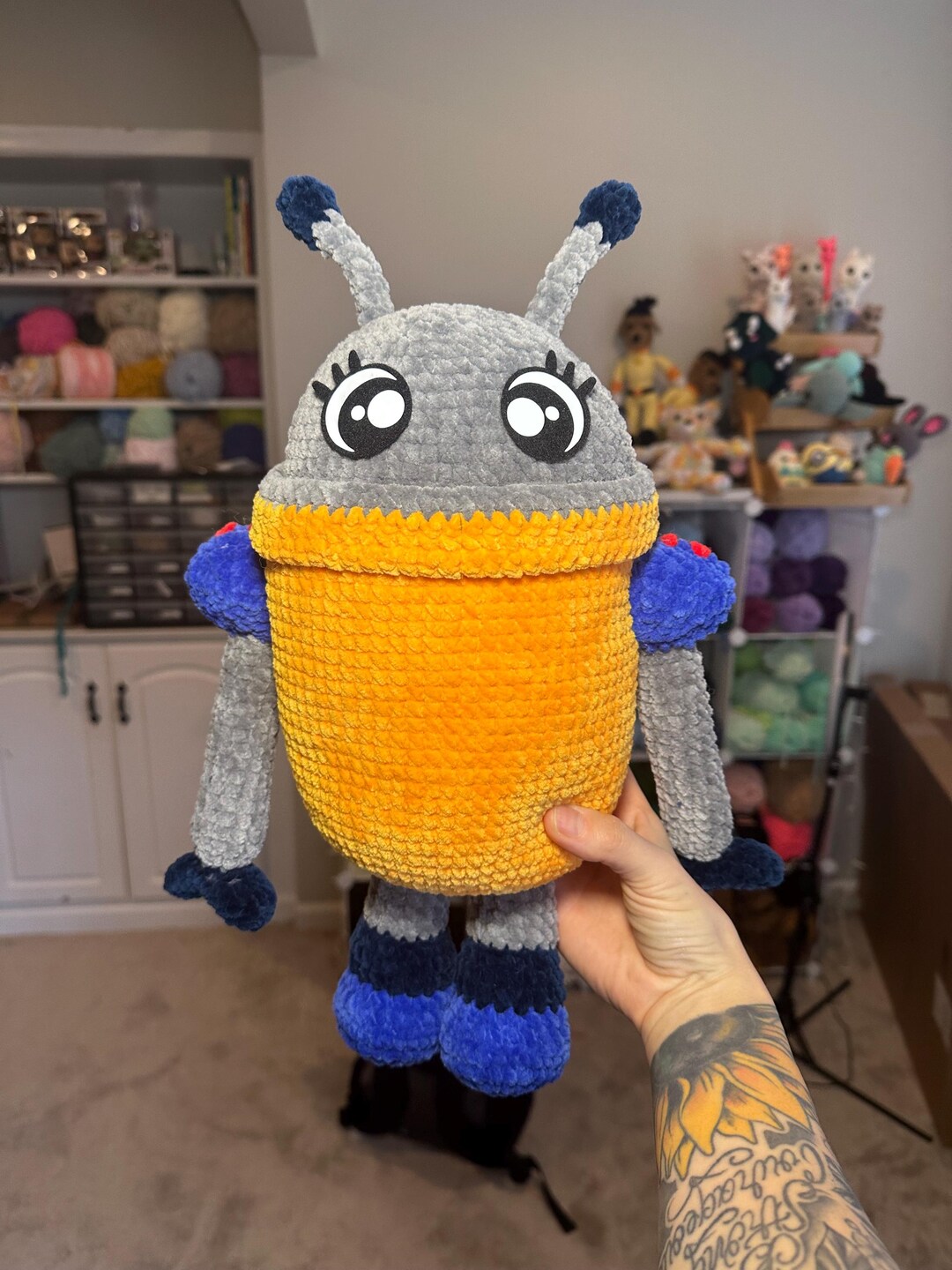 Robot Plushie - Etsy
