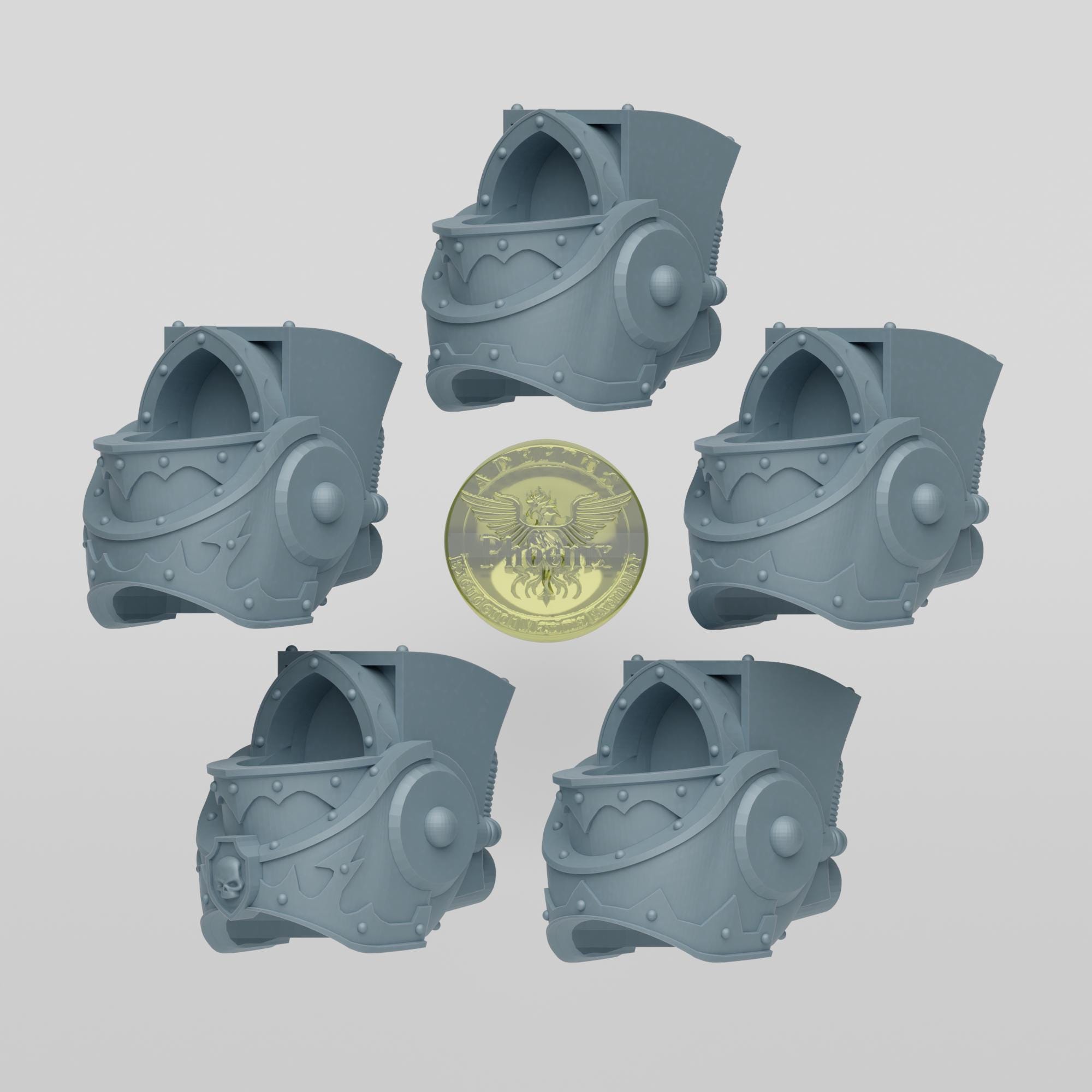 Cataphract Heavy Warrior Upper Torsos & Accessories 12K/14K/16K UHD+