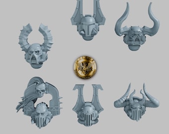 Berserkers Heads & Shoulders 12K/14K/16K UHD+
