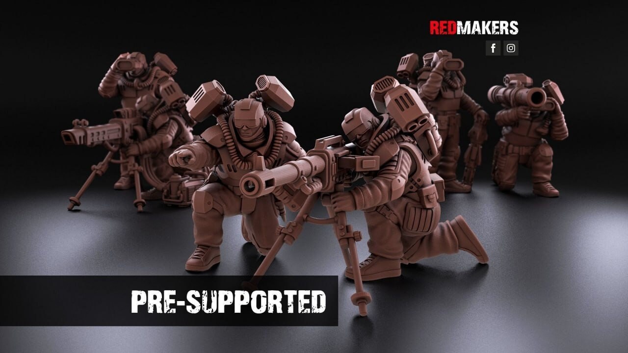 Airborne Division Heavy Weapons - Imperial Force  12K UHD
