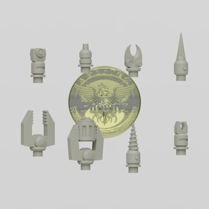 Pertursons War Master Conversion Bits Mecha-Tentacles & Servo-Arm 12K/14K/16K UHD+