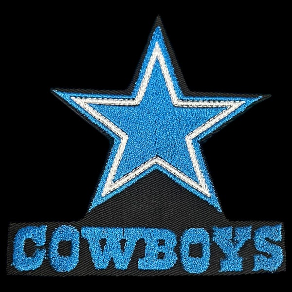 embroidered dallas cowboys iron on patch