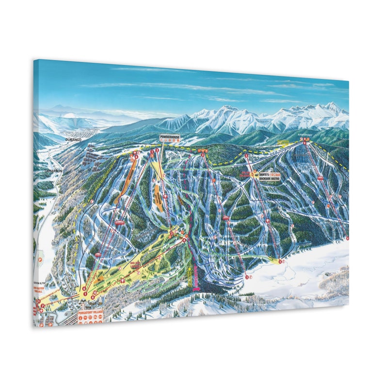 Purgatory CO Trail Map Canvas Poster - Il 794xN.5742065119 Srlh 