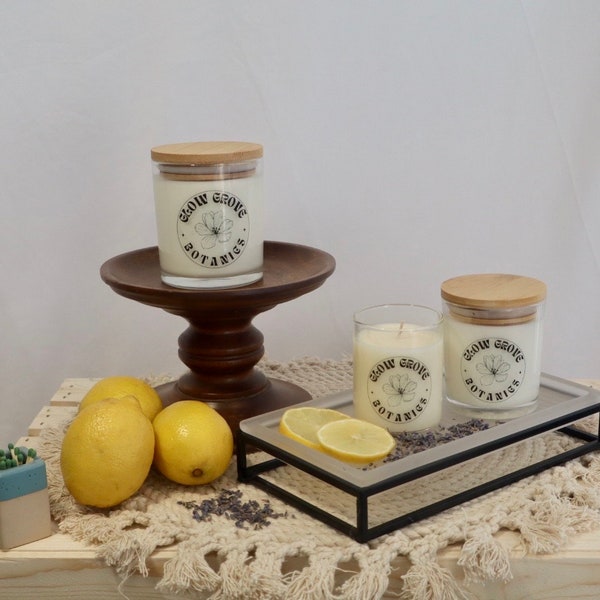 Organic Soy Wax Candles | Natural Fragrance | Clean | Nontoxic